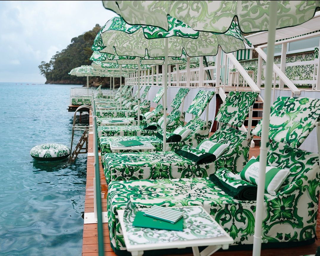 Dolce & Gabbana Opens an Exclusive Beach Club in Portofino, Italy